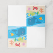 Onder het Zee Creatures Birthday (Buitenkant ongevouwen)