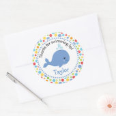 Onder het Zee Dank u Sticker Party Favor (Envelop)