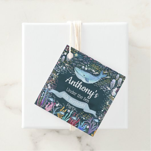 Onder het Zee elke ouderdom Bedankjes Labels (In situ)