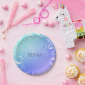 Onder het Zee Enchanted Bubbles Custom Party Papieren Bordje (Feest)
