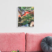 Onder het Zee Fairy-sprookje in groen Canvas Afdruk (Insitu (Woonkamer))