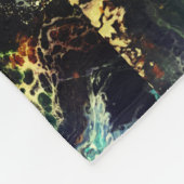 Onder het Zee Fairy-sprookje in groen Fleece Deken (Hoek)