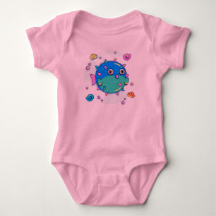Onder het Zee Fish Adventure Baby Bodysuit