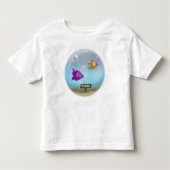 Onder het Zee - Fish Bowl Design - Kinder T-Shirt (Voorkant)