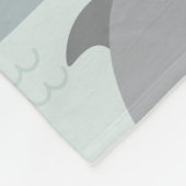 Onder het Zee Friends Pattern Fleece Deken (Hoek)