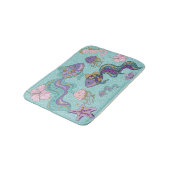 Onder het Zee Glittering Pastel Bath Mat (Gekanteld)
