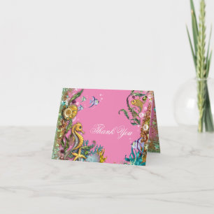 Onder het Zee Hartelijk dank Bedankkaart