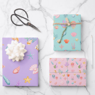 Onder het Zee Inpakpapier Vel