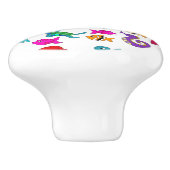 Onder het Zee Keramische Knop (Zijkant)