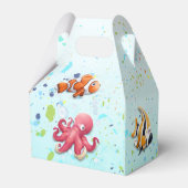 Onder het Zee Kinderen Verjaardag Bedankdoosjes (Achterkant)
