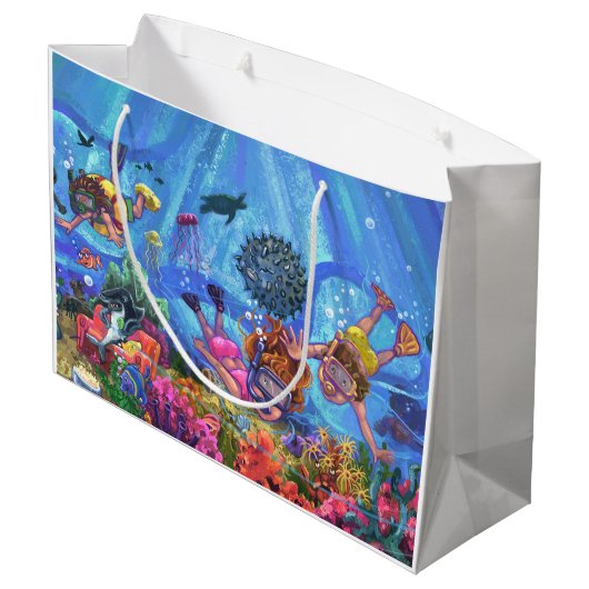 Onder het Zee Large Cadeautasje (Achterkant Gekanteld)