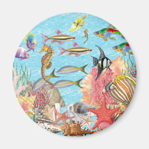 Onder het zee magneet