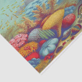 Onder het Zee Mariene Scene Tissuepapier (Detail)