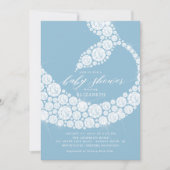 Onder het Zee Mermaid Baby shower Invitation Kaart (Voorkant)