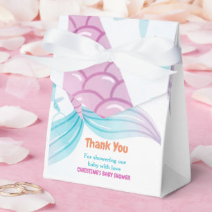 Onder het Zee Mermaid Baby shower partij Bedankdoosjes