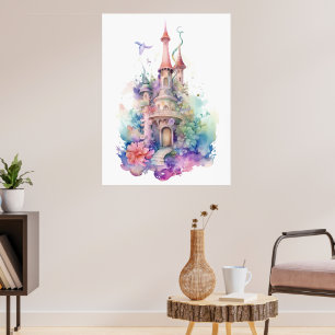 Onder het Zee Mermaid Castle Poster
