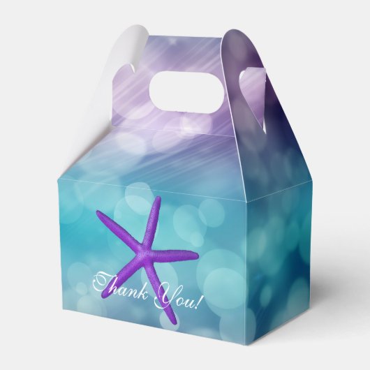 Onder het Zee Mermaid Tail Party Favor Boxes Bedankdoosjes (Voorkant Zijde)
