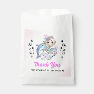 Onder het Zee Mermaid Theme Paper Favor Bag Bedankzakje