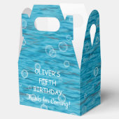 Onder het Zee met dolfijnen verjaardagsfeestje Bedankdoosjes (Geopend)
