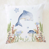 Onder het zee Nursery Decor, Dolfijn Kussen