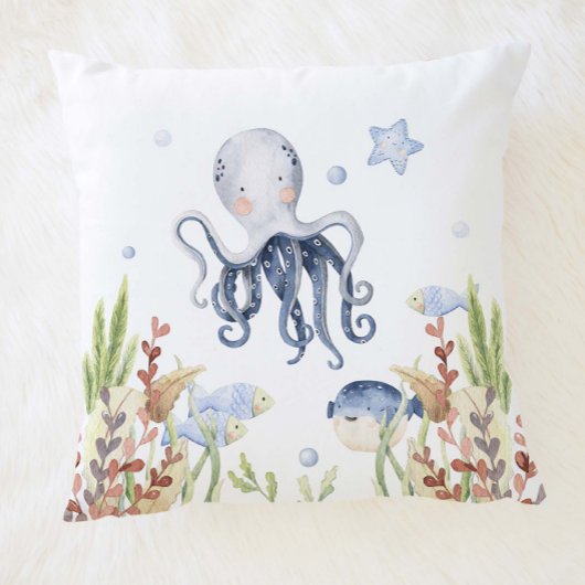 Onder het Zee Nursery Decor, Octopus Kussen