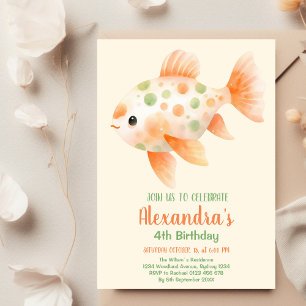 Onder het Zee Ocean Animals Birthday Kaart