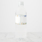 Onder het Zee Ocean Animals Boy Birthday Waterfles Etiket (Achterkant)