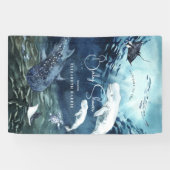 Onder het Zee | Ocean Baby shower Welcome Spandoek (Horizontaal)