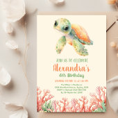Onder het Zee Ocean Birthday Kaart