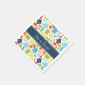 Onder het Zee, Ocean Creatures, Nautical Servet (Hoek)