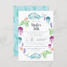 Onder het Zee | Ocean Critter Waterverf