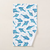 Onder het Zee Ocean Shark Fish-patroon Bad Handdoek (Handdoek)