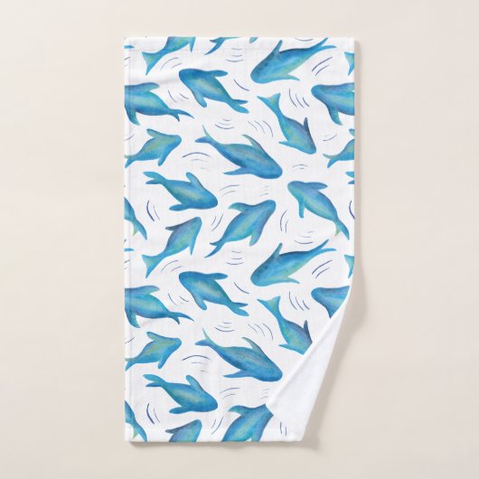 Onder het Zee Ocean Shark Fish-patroon Bad Handdoek (Handdoek)