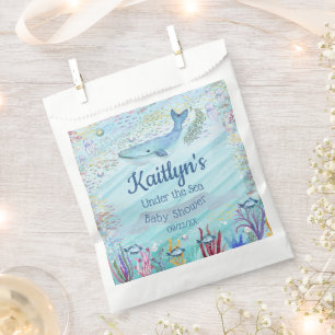 Onder het Zee Ocean Thed Baby shower Bedankzakje