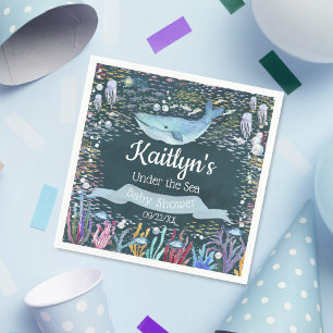 Onder het Zee   Ocean Thed Baby shower Servet