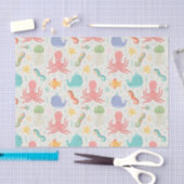 Onder het Zee Octopus Zee Horse Whale Starfish Tissuepapier (Craft)