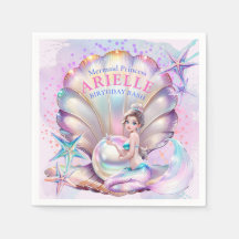 Onder het Zee Paarse & Blauwgroen Zeemeermin Birth