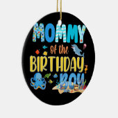 Onder het Zee Party Birthday Fish Aquarium Keramisch Ornament (Rechts)