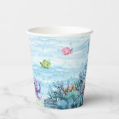 Onder het Zee Party Cups Papieren Bekers (Achterkant)