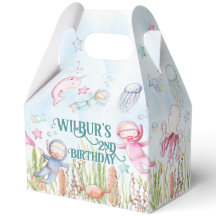 Onder het Zee Party Favoriet Box 🐠 Custom Gift Bo
