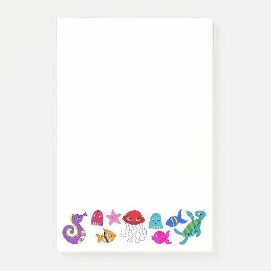 Onder het Zee Post-it® Notes (Voorkant)