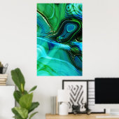 Onder het Zee Poster (Thuiskantoor)