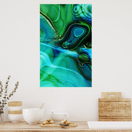 Onder het Zee Poster (Keuken)