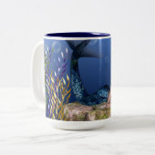 Onder het Zee Redkopmermaid Tea/Coffee Mok (Voorkant links)