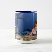 Onder het Zee Redkopmermaid Tea/Coffee Mok (Center)