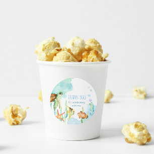 Onder het Zee Ronde Sticker