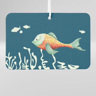 Onder het Zee Schilderen met Happy Fish Luchtverfrisser