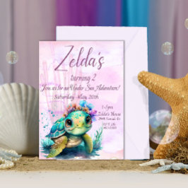 Onder het Zee, schildpad 2e verjaardag, Kaart