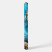 Onder het zee, schildpad, koraal, schip, clownvis iPhone hoesje (Linkerkant)