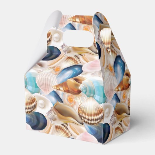 Onder het Zee Seashells Patterned Bedankdoosjes (Achterkant)